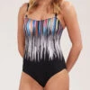 Feraud City Lights Strapless Swimsuit -Maison SL Store feraud city lights strapless swimsuit black notting hill london