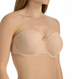 Lise Charmel Essentiel Fit Padded Strapless Bra -Maison SL Store lise charmel antinea essential strapless bra nude
