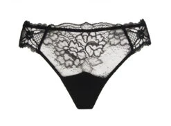 Lise Charmel Sublime En Dentelle Lace Thong -Maison SL Store lise charmel sublime en dentelle thong black london lingerie