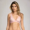 I.D.Sarrieri Gia Tulle Wired Triangle Bra -Maison SL Store m4768 m4703pink