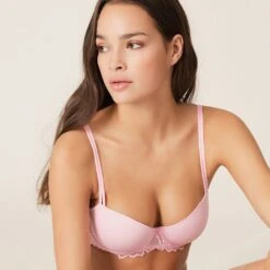 Marie Jo Jane Padded Balcony Bra -Maison SL Store marie jo jane padded balcony tshirt bra pink maison sl