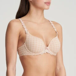 Marie Jo Avero Padded T-Shirt Bra 17 Marie Jo Avero Padded T-Shirt Bra -Maison SL Store marie jo lingerie padded bra avero 0100416 skin NUDE