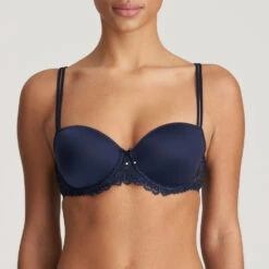 Marie Jo Jane Padded Balcony Bra -Maison SL Store marie jo lingerie padded bra jane 0101339 blue 0 3573259