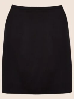 Parasol Rose Grace Silk Half Slip Skirt -Maison SL Store parasol rose grace silk half slip skirt black notting hill