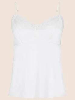 Parasol Rose Sophia Silk Camisole -Maison SL Store parasol rose sofia silk camisole ivory notting hill london