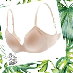 Royal Lounge Wireless Padded TShirt Bra -Maison SL Store royal lounge padded wireless bra blush london