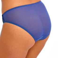 Wacoal Embrace Lace Classic Briefs -Maison SL Store side Wacoal Lingerie Embrace Lace Beaucoup Blue Bellwether Blue Bikini